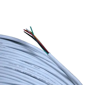 5 hilos de material de PVC de comunicación cable de control
