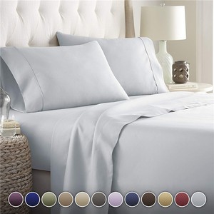 100% de bambú hoja de cama <span class=keywords><strong>king</strong></span> <span class=keywords><strong>size</strong></span>, barato Hotel funda nórdica, juego de cama de Bambú - Product Image 5