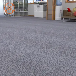 Lantai Karpet Kantor Modular Dukungan PVC, Pasokan Langsung dari Pabrik Lantai Pvc/Lantai Vinil