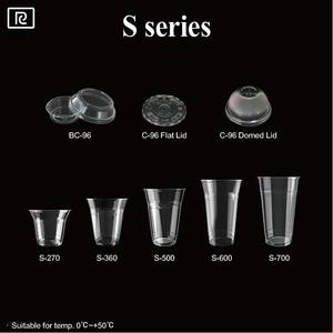 Vaso Desechable de Plástico Transparente de 9oz y 96mm para Bebidas Frías, Jugos, Helados y Yogur, Impresión Personalizada de hasta 6 Colores - Product Image 3