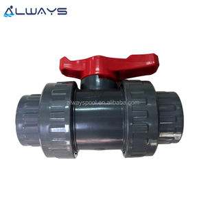 Robinet à bille unique de communion en plastique, accessoire pour tuyaux de <span class=keywords><strong>piscine</strong></span>, livraison gratuite en chine, U-PVC - Product Image 5