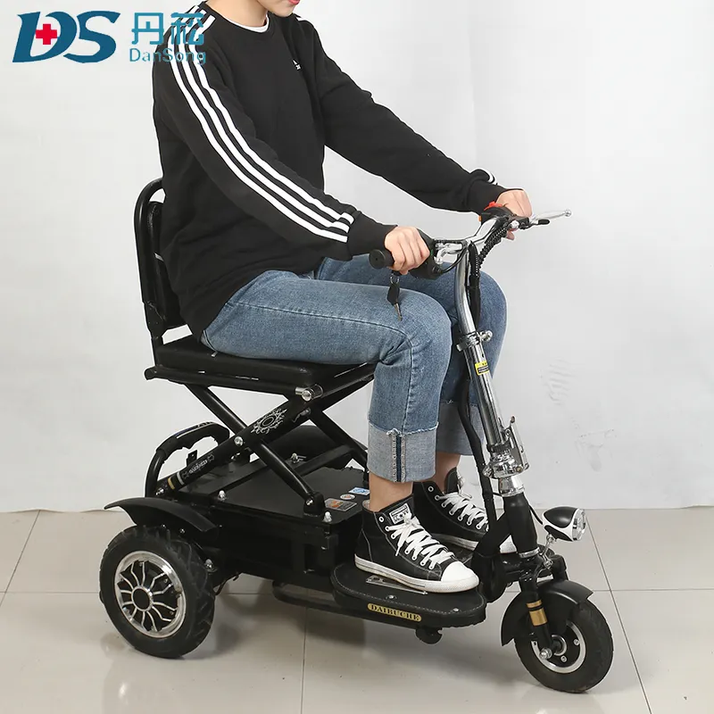 Adult handicapped electro smart scooter 3 wheel