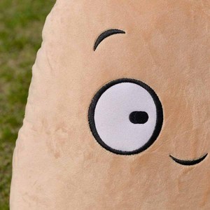 D059 Giocattoli di Peluche a Forma di Patata Gialla, Vendita all'Ingrosso, ODM OEM, Cuscino Peluche ASTM CPSIA, Giocattoli Morbidi Imbottiti a Forma di Cibo, Giocattoli di Peluche Cartoon a Forma di Patata - Product Image 2