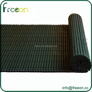 Clôture de jardin en PVC imitation <span class=keywords><strong>bois</strong></span> 1x3m, écologique, imperméable, en bambou - Product Image 4