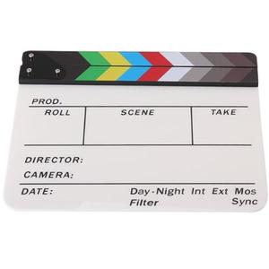 Tableau de prise de vue en acrylique coloré pour films et séries télévisées, accessoire de jeu de rôle, style Hollywood - Product Image 6