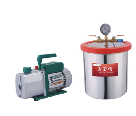 真空ガス抜きチャンバーと樹脂用真空ポンプキット、シリコン消泡