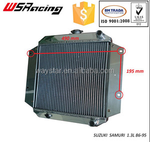 Pieno di Alluminio <span class=keywords><strong>Auto</strong></span> <span class=keywords><strong>Auto</strong></span> ad alte prestazioni <span class=keywords><strong>radiatore</strong></span> per SUZUKI SAMURAI 1.3L 86-95 scambiatore di calore - Product Image 2