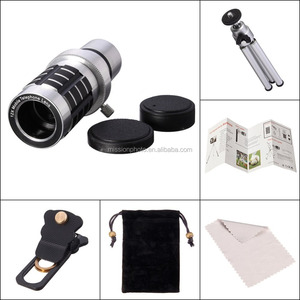 12X Optical Phone Camera <strong>Lens</strong> with Tripod Mobilephone Stand Hizek Manual Focus <strong>Telescope</strong> Zoom Kit - Product Image 2