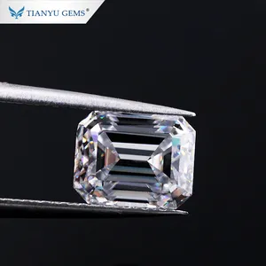 Custom Moissante Diamond with hardness 9.25 emerald cut 1ct