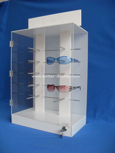 Countertop <span class=keywords><strong>Acrylic</strong></span> Sunglass Hiển Thị Trường Hợp Với Khóa - Product Image 2