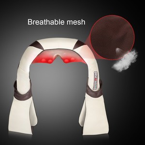 Vibromasseur électrique sans fil, appareil de massage des épaules et du dos, pétrissage avec chauffage, santé, mains libres, meilleur produit - Product Image 4