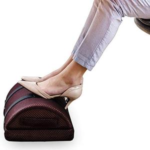 Réglable Ergonomique Repose-pieds Coussin avec 2 Couvercle Optionnel Repose-pieds Oreiller avec <span class=keywords><strong>MagicTape</strong></span> Pour Bureau De Voyage D'avion - Product Image 2