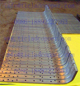 Vòng đồng nhôm mạ tấm cán kỹ thuật lớp II ti gr2 <span class=keywords><strong>Titanium</strong></span> Clad kim loại thanh cho khử Muối - Product Image 3