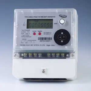 Einphasiger elektronischer Energie zähler mit LCD-Energie zähler WIFI GSM-Leistungs messer, intelligentes ELEKTRIZITÄTS messgerät