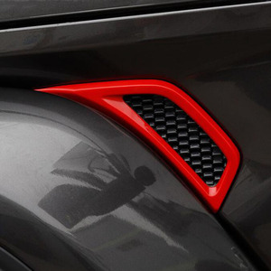 Évents de roue avant, 4 pièces, cadre décoratif autocollant, accessoires d'extérieur pour <span class=keywords><strong>jeep</strong></span> <span class=keywords><strong>wrangler</strong></span> <span class=keywords><strong>JL</strong></span>, 2018 <span class=keywords><strong>2019</strong></span> - Product Image 1