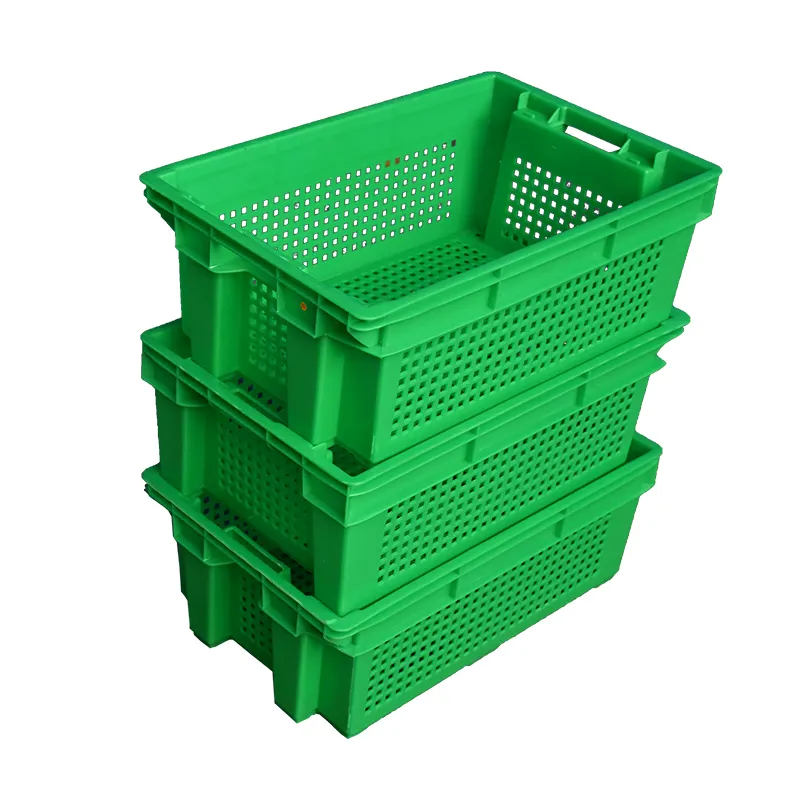 Stackable אחסון ירקות רשת פלסטיק עגבניות ארגז