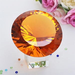 Chiaro K9 fermacarte diamante di cristallo con Sandblast inciso parole di nozze regali di nozze o altri oggetti di cristallo - Product Image 6