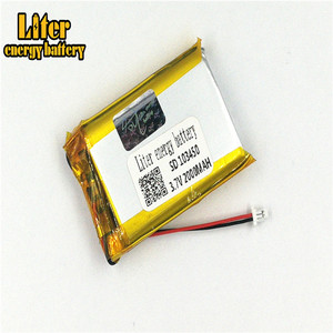 Plug 1.0-2 P 103450 Lithium battery 2000 mah Rechargeable Li Polymer Battery PL LiPo battery with wire - Product Image 3