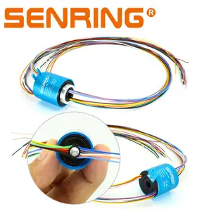 Slip rings, 360 rotating electrical connector,2~300wires, 2A - 500A, Senring electrical rotary joint,assembly