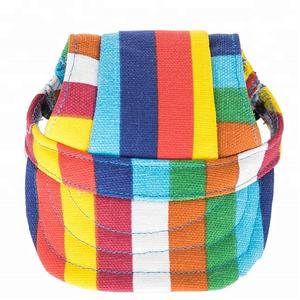 Touca de lona para animais de estimação, venda quente de chapéu de sol para cachorro, com furos e alça de queixo ajustável, para animais de estimação - Product Image 3