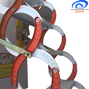 Rộng Bước Thủy Lực Gấp Gác Mái Thang với Lan Can - Product Image 5