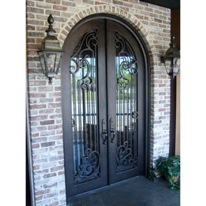 Puertas de entrada de hierro forjado a mano, puertas de entrada residencial, superventas - Product Image 4