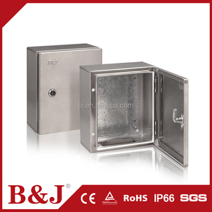 B & <span class=keywords><strong>J</strong></span> BJSS <span class=keywords><strong>CE</strong></span> Aprobó Barato IP66 Al Aire Libre Cajas de Conexión Eléctrica de Acero Inoxidable - Product Image 1
