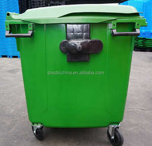 1100 Litros HDEP Móvil industrial grande 1100 litros contenedor de residuos de plástico - Product Image 5