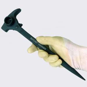 Marteau à griffes forgé à froid avec clé à douille à cliquet - Product Image 1