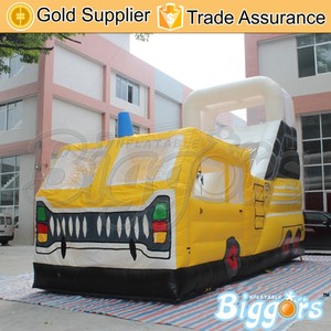 Voiture Thème Gonflable Maison de Rebond Avec Toboggan Pour Party Rentals - Product Image 1