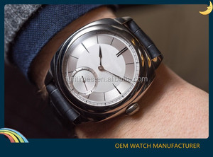 Orologio Automatico da <span class=keywords><strong>Uomo</strong></span> Classico e Alla Moda Personalizzato con Movimento MIYOTA e Cinturino in Pelle dalla Fabbrica di <span class=keywords><strong>Orologi</strong></span> Cinese - Product Image 6