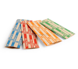 Envoltorios Planos de Papel Kraft de Diferentes Tamaños para Monedas, 100 Cuartos, 50 Centavos, 50 Monedas de Cinco Centavos y 50 Monedas de Diez Centavos, Tipo de Producto: Billetes - Product Image 1