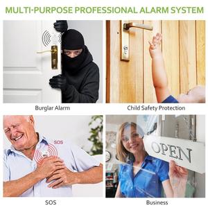 Sirena de 120dB con Marcación Automática de 4 Números, Control Remoto, Sistema de Alarma Inteligente para el Hogar, Kit de Seguridad Inalámbrico GSM, Sistema Antirrobo para Casa - Product Image 3
