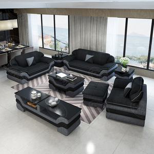 Muebles europeos justo italiano moderno sofá de cuero para magnífica casa - Product Image 2