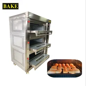 China de acero inoxidable comercial pizza pan y galletas horno eléctrico