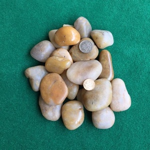Decorazione del <span class=keywords><strong>giardino</strong></span> all'ingrosso lucido blu fiume ciottolo di pietra alla rinfusa - Product Image 1