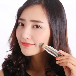Portátil 1PC retráctil de pinceles de maquillaje <span class=keywords><strong>Pro</strong></span> de fundación de polvo corrector Contorno de cepillos herramientas cosméticas - Product Image 3