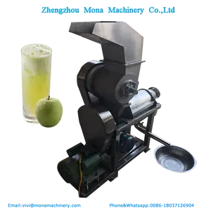 large commercial Pear pineapple juicer| onion ginger spiral industrial juicer| automatic apple lemon juicer with crusher