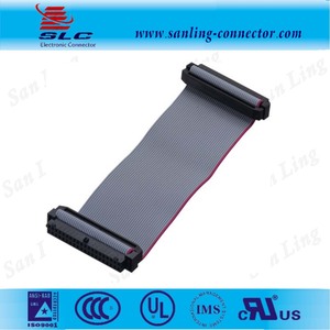 Nach maß 2,54mm IDC zu IDC 24-Pin aufzug flachbandkabel - Product Image 5