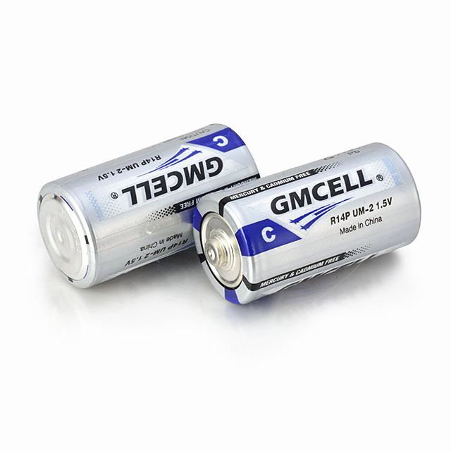 1.5 V Taille C R14P UM2 Pile Sèche Batterie Carbone-Zinc Batterie