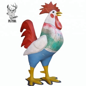 Estatua de Gallo Grande de Fibra de Vidrio para Exteriores <span class=keywords><strong>en</strong></span> Venta - Product Image 1