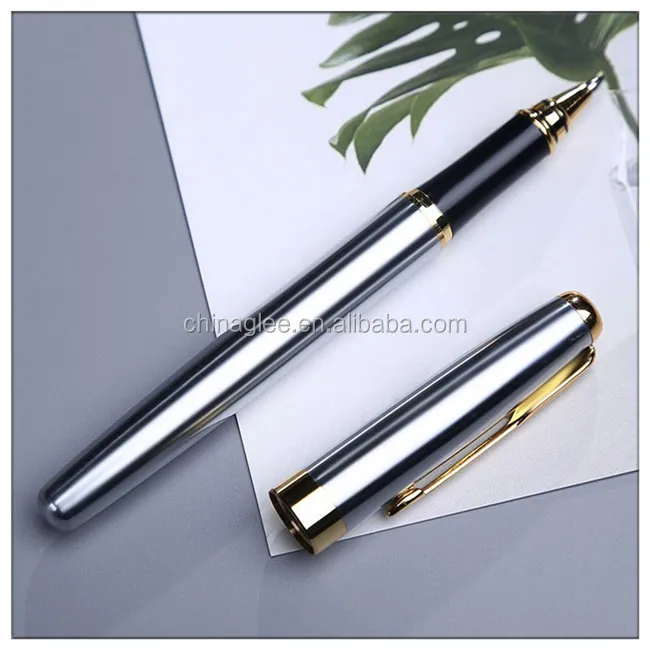 लक्जरी धातु टोपी-बंद रोलर कलम सबसे शैली प्रचारक धातु पार्कर रोलर पेन