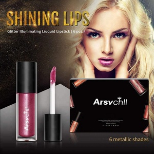OEM Wholesale <strong>Organic</strong> Raw Materials Makeup Long Lasting Glitter <strong>Lipstick</strong> - Product Image 2