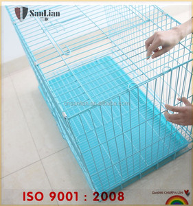 Toptan büyük açık galvanizli pet ekran köpek kafesi - Product Image 6