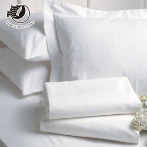 Ropa de cama de algodón egipcio 100%, juego de ropa de cama de Hotel, blanca, barata, 400 hilos - Product Image 4