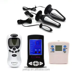 Electric Shock Kit Vagina Anal Plug Massage Orgasm Masturbation Vibrator Butt Plug Sex Medical Themed Toys