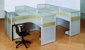 Mesa de trabajo de madera en forma de X, novedad, escritorio de partición - Product Image 2