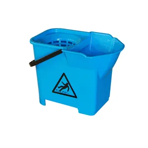 Goedkope Plastic Hoge Kwaliteit 16L Enkele Kleine Ronde Mop Emmer