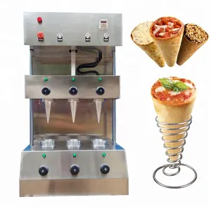 Máquina de produção de massa de cone pizza, máquina roladora de massa caseira para venda