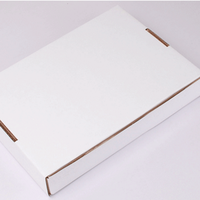 Boîtes aux lettres ondulées Kraft & White Removal de haute qualité avec revêtement UV de stratification mate de papier d'art recyclable